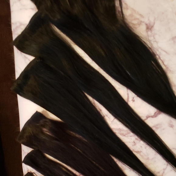 20inch Remy Human Hair Extensions Clip In - Picture 4 of 4